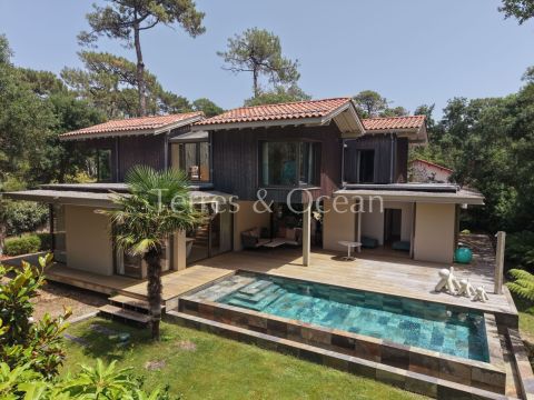 A louer MAISON CONTEMPORAINE BORD DE MER SOORTS HOSSEGOR