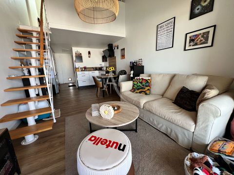 A louer APPARTEMENT DUPLEX T2 39 M2 VUE MER LONGEVILLE SUR MER