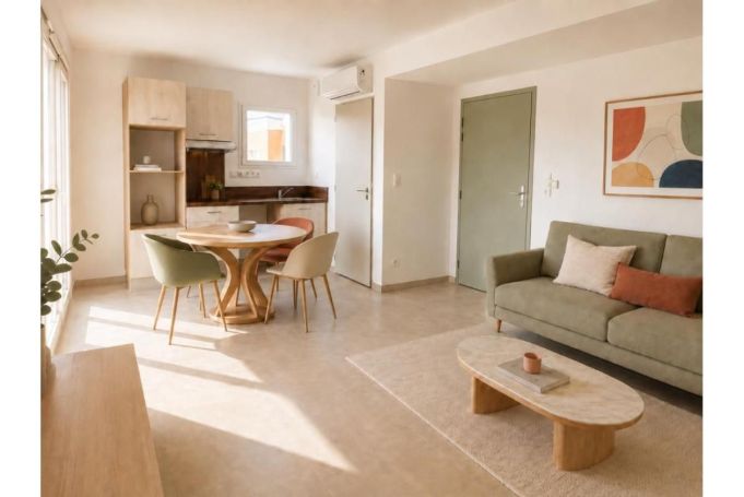 A louer APPARTEMENT T2 46 M2 TERRASSE BORD DE MER MARSEILLE 15