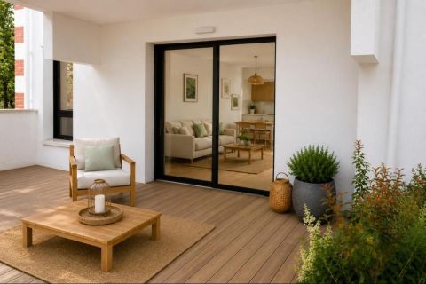 A louer APPARTEMENT DE PRESTIGE NEUF T3 62 M2 TERRASSE BORD DE MER ANDERNOS LES BAINS