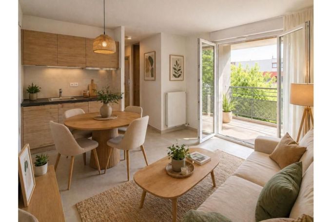 A louer APPARTEMENT NEUF T2 47 M2  BEZIERS