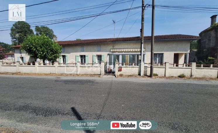 A vendre LONGèRE  8 PIECES 168 M2  SAINT GIRONS D AIGUEVIVES