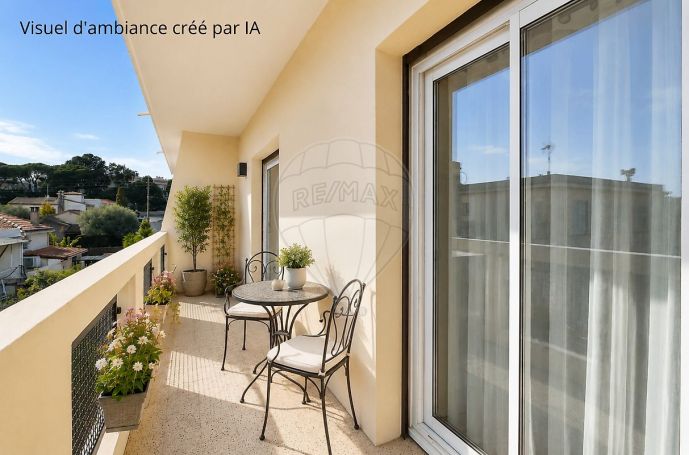 A louer APPARTEMENT T3 50 M2 TERRASSE BORD DE MER ANTIBES