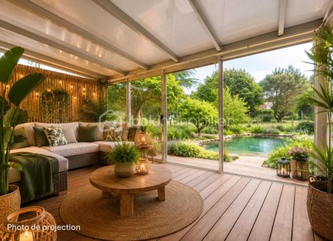 A louer MAISON CONTEMPORAINE BORD DE MER LIT ET MIXE