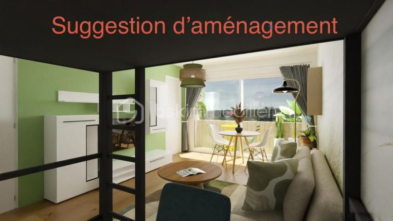 A louer STUDIO  27 M2 BORD DE MER COURSEULLES SUR MER