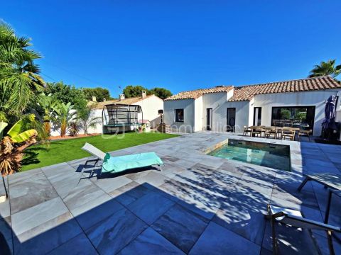 A louer MAISON CONTEMPORAINE BORD DE MER SAUSSET LES PINS