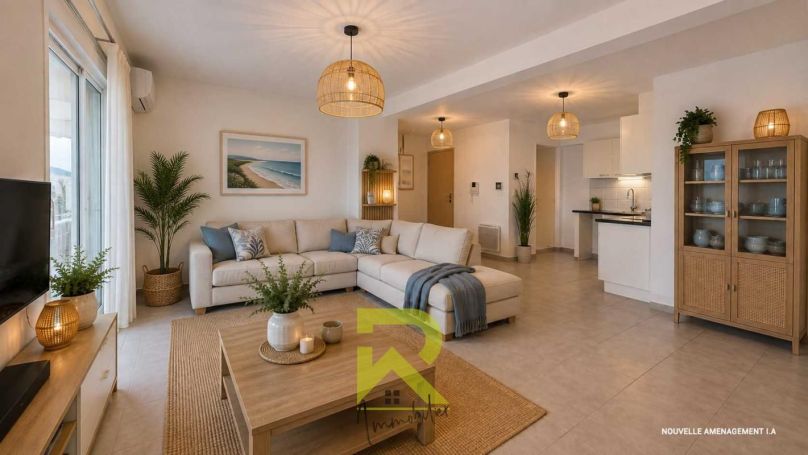 A louer APPARTEMENT T3 60 M2 TERRASSE PLAGE à PIED FLEURY