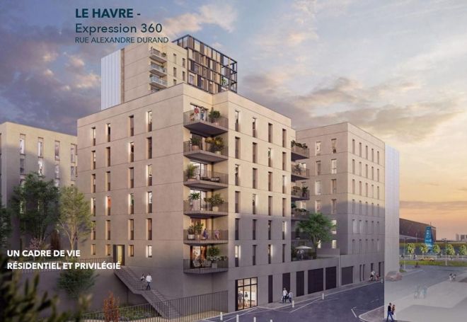 APPARTEMENT NEUF T2 45 M2 TERRASSE BORD DE MER LE HAVRE