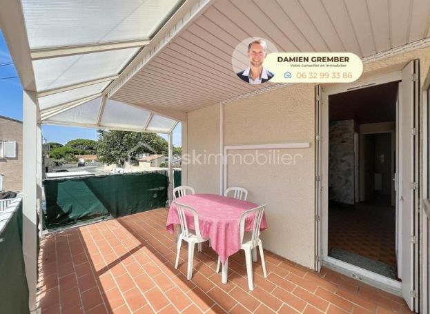 A louer APPARTEMENT T2 23 M2 TERRASSE BORD DE MER MARSEILLAN