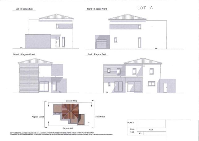 A louer MAISON  CONTEMPORAINE  GRAU D AGDE