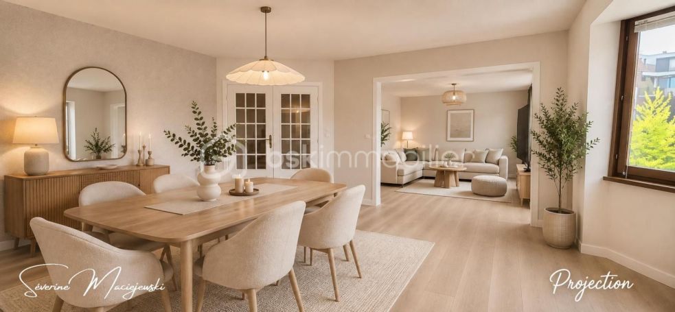 A louer APPARTEMENT T5 102 M2 TERRASSE  BRUAY LA BUISSIERE