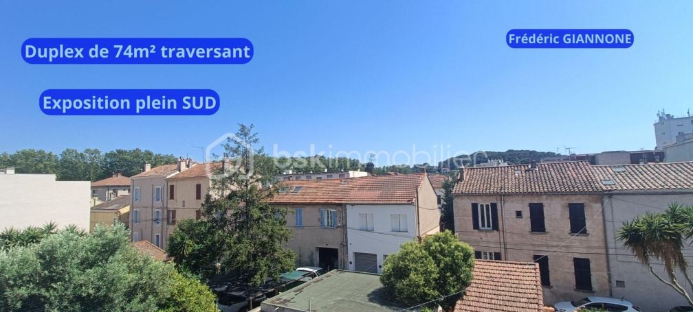 A louer APPARTEMENT DUPLEX T3 65 M2 BORD DE MER LA SEYNE SUR MER