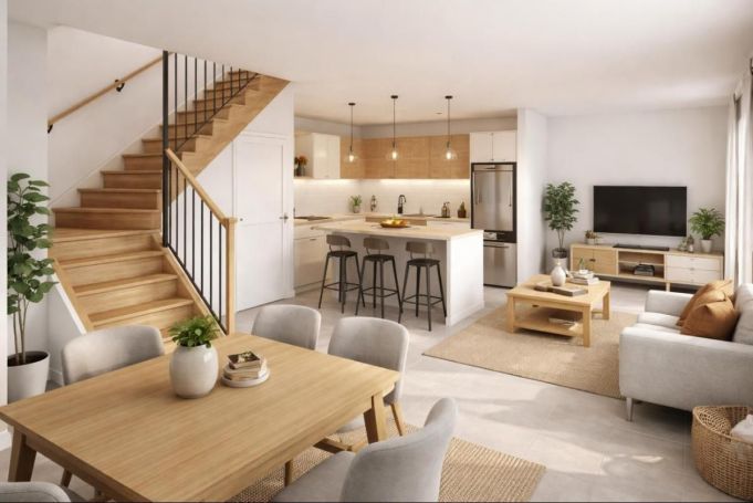 A louer APPARTEMENT DUPLEX DE PRESTIGE T3 86 M2 TERRASSE BORD DE MER CAPBRETON
