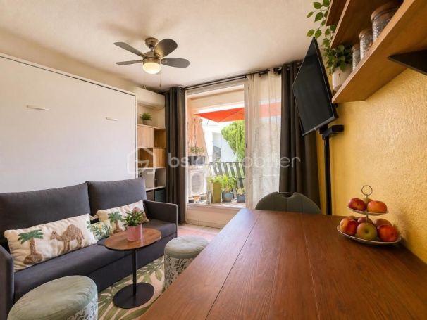 A louer STUDIO  20 M2 PLAGE à PIED LA GRANDE MOTTE