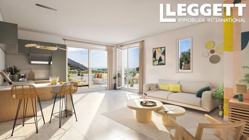 A louer APPARTEMENT NEUF T3 73 M2 VUE MER MENTON