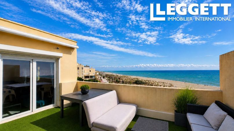 A louer APPARTEMENT T3 47 M2 TERRASSE VUE MER LE BARCARES