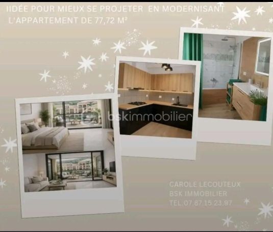 A louer APPARTEMENT T4 77 M2 TERRASSE BORD DE MER SAINT CYR SUR MER
