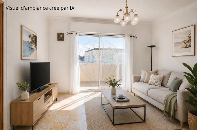 A louer APPARTEMENT T3 50 M2 TERRASSE BORD DE MER ANTIBES