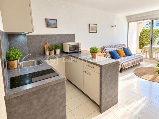 A louer APPARTEMENT T2 32 M2 TERRASSE BORD DE MER LE BARCARES