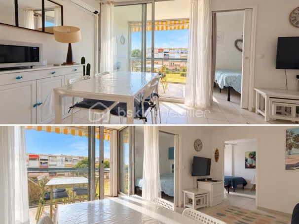 A louer APPARTEMENT T3 38 M2 TERRASSE PLAGE à PIED LE GRAU DU ROI