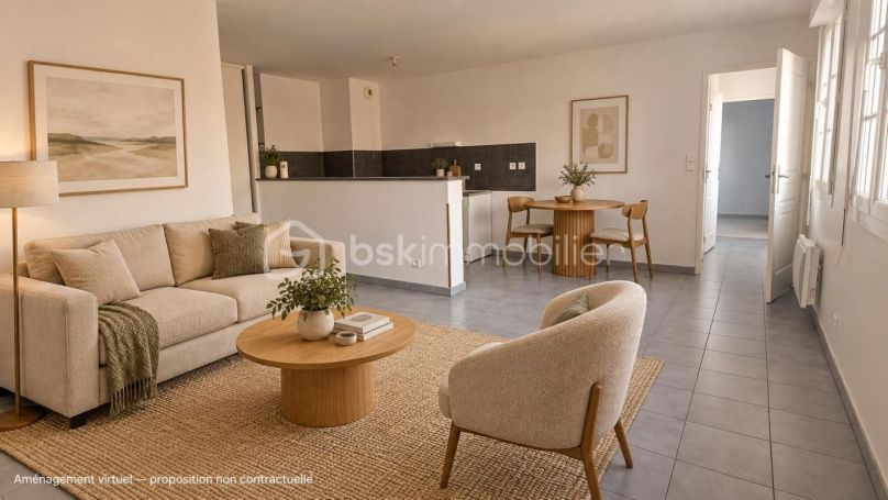 A louer APPARTEMENT T2 48 M2  AMIENS