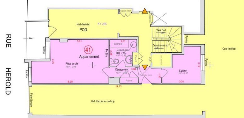 A louer APPARTEMENT T2 39 M2 BORD DE MER NICE