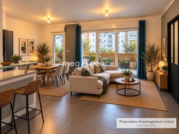 A louer APPARTEMENT T3 59 M2 TERRASSE BORD DE MER TOULON