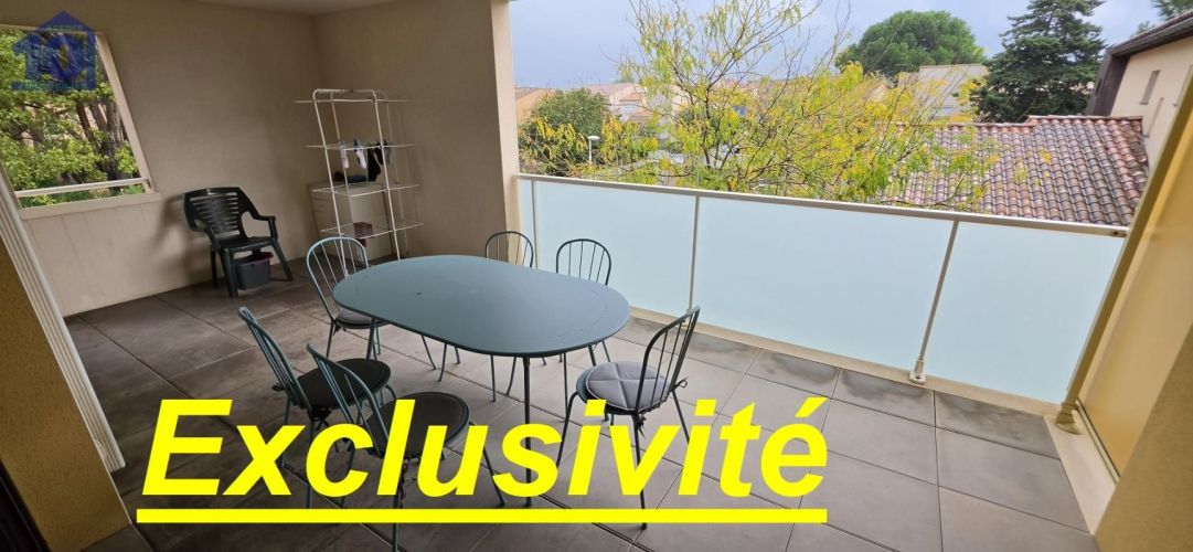 APPARTEMENT T3 69 M2 TERRASSE PLAGE à PIED VALRAS PLAGE