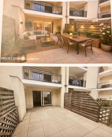 A louer APPARTEMENT DE PRESTIGE T2 44 M2 TERRASSE BORD DE MER DEAUVILLE