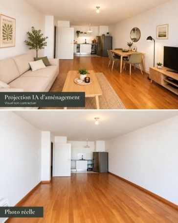 A louer APPARTEMENT DE PRESTIGE T2 44 M2 TERRASSE BORD DE MER DEAUVILLE
