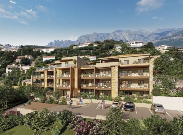 APPARTEMENT NEUF T2 48 M2 TERRASSE BORD DE MER SOLENZARA