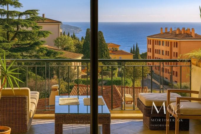 APPARTEMENT T2 51 M2 TERRASSE VUE MER VILLEFRANCHE SUR MER