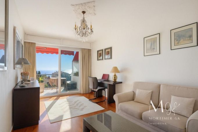 APPARTEMENT T2 51 M2 TERRASSE VUE MER VILLEFRANCHE SUR MER